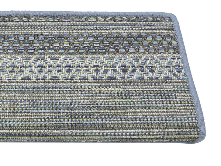 Nahla Stufenmatte Stufenmatte Rechteckig Wunschmass in Grey - TS449171