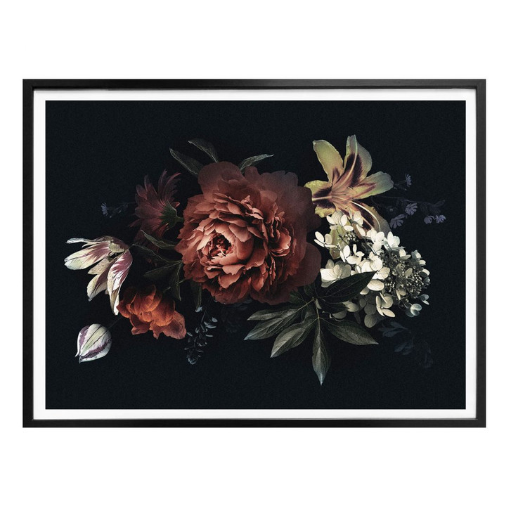 Poster - Blumenbouquet Rot - WA278623