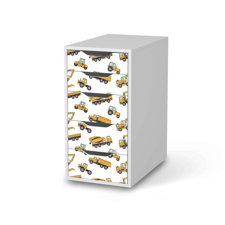 Klebefolie IKEA Alex 5 Schubladen - Working Cars - CR109136