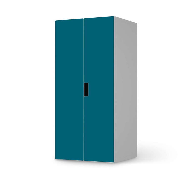 Möbelfolie IKEA Stuva / Malad Schrank - 2 grosse Türen - Türkisgrün Dark - CR118023
