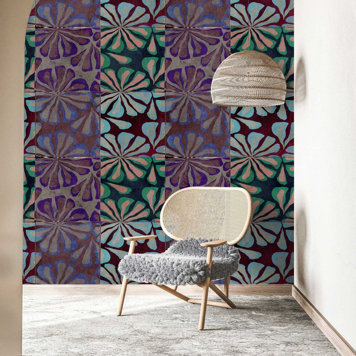 Abstrakte Fototapete in kräftigen Farben - Stilvolle Vliestapete - WA386107