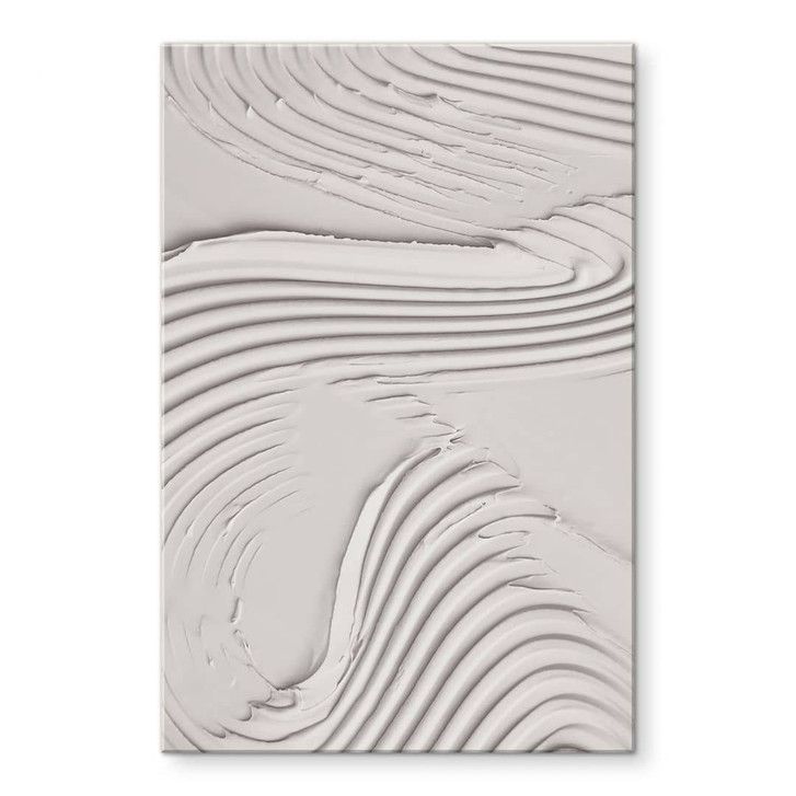 Acrylglasbild Sanfte Strukturen in Beige - Pictufy Studio - WA436213