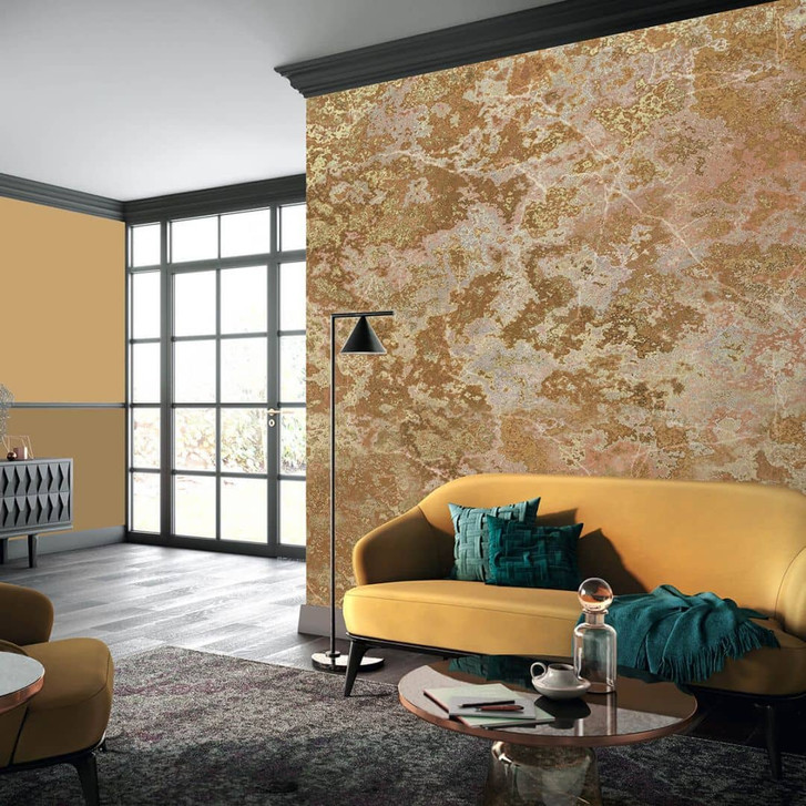 Guido Maria Kretschmer Fototapete Art Edition Microscope gold - WA332439