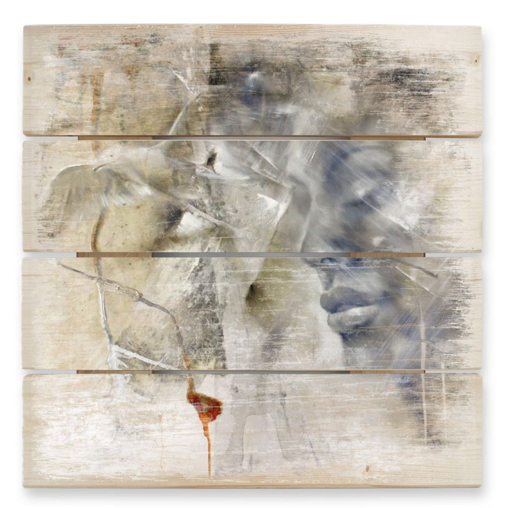 Holzbild Schmucker - Loslassen - 40 x 41.5 cm - WA132465