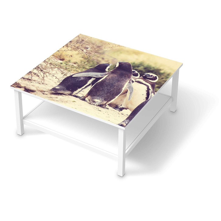 Klebefolie IKEA Hemnes Tisch 90x90cm - Pingu Friendship - CR109535