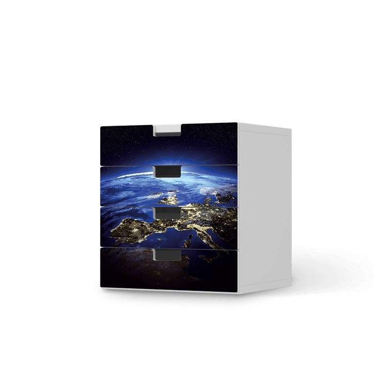 Klebefolie IKEA Stuva / Malad Kommode - 4 Schubladen - Earth View - CR112105