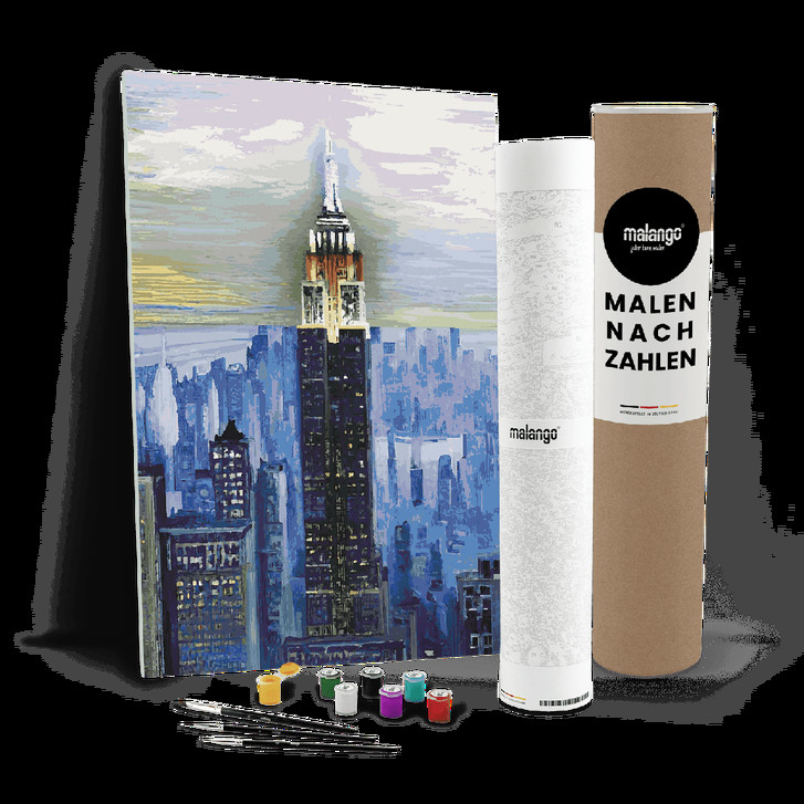 Malen nach Zahlen Leinwandbild - New York Empire State Building - WA447650