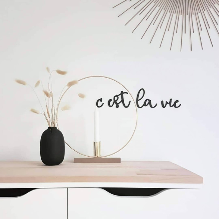 MDF - Holzdeko C'est la vie - WA292221