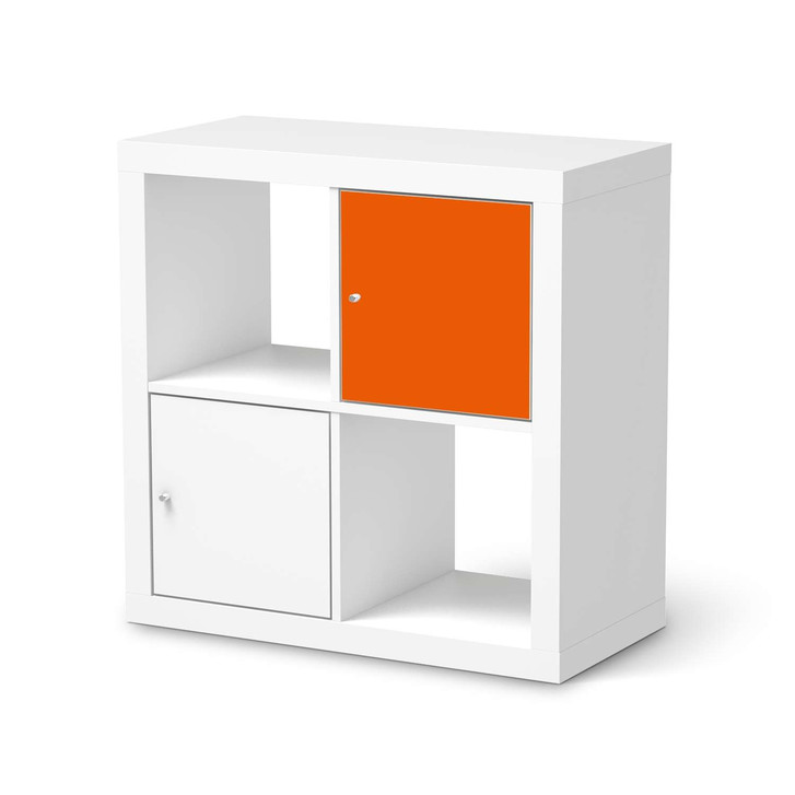 Möbelfolie IKEA Kallax Regal 1 Türe - Orange Dark - CR118321