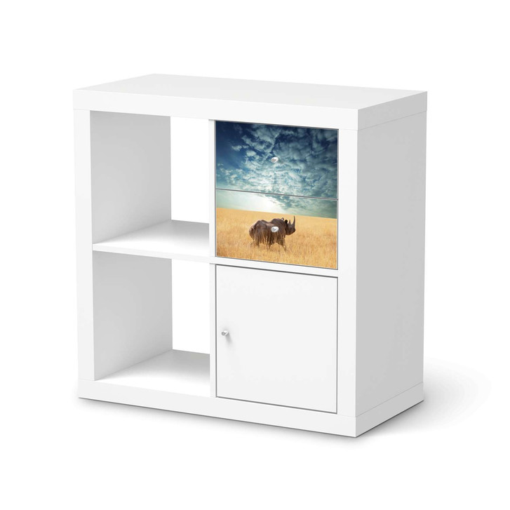 Möbelfolie IKEA Kallax Regal Schubladen - Rhino - CR115724
