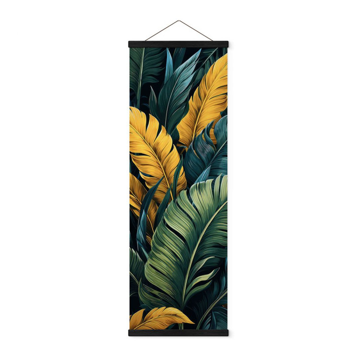 Stoffbild Bunte Palmenblätter - Jaszke - Panorama - WA411119