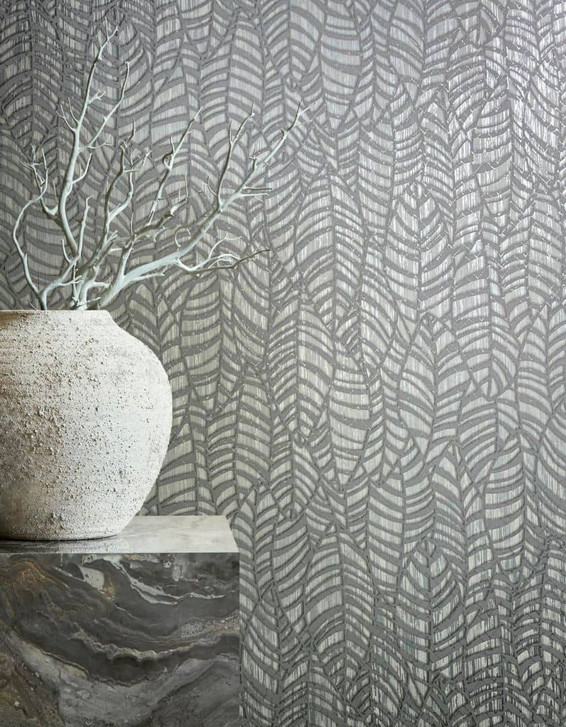 Vliestapete Grafisch Modern in Grau - WA497278