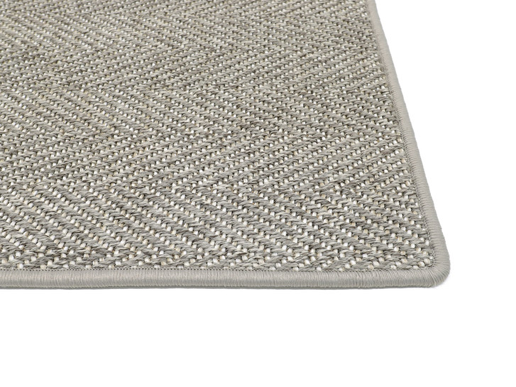 HEVO® Ronja In-& Outdoorteppich nach Mass Rechteck Wunschmass in Stone - TS550328