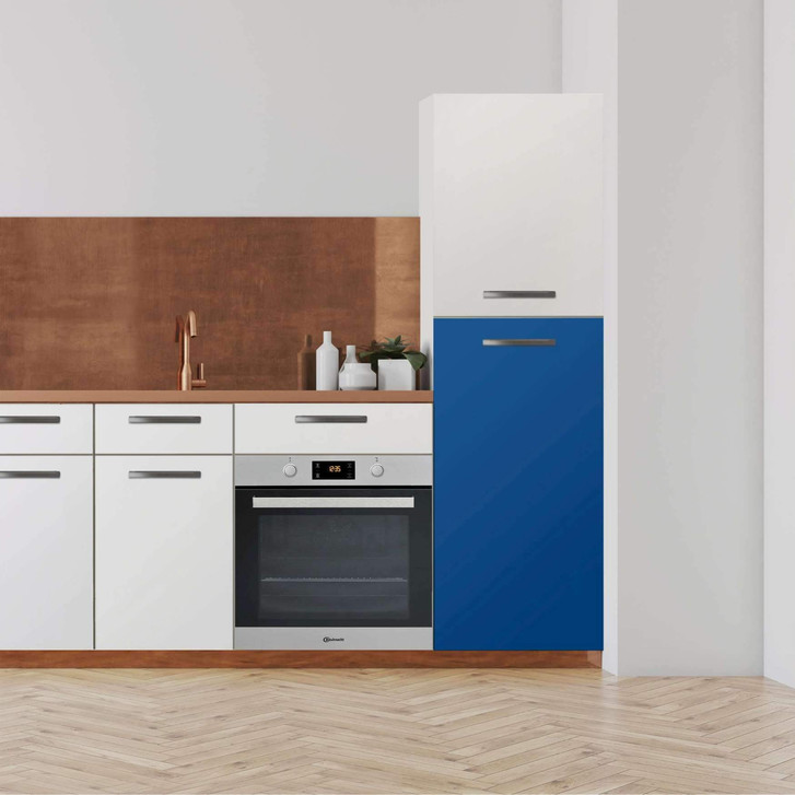 Klebefolie - Hochschrank (60x120cm) - Blau Dark - CR110566