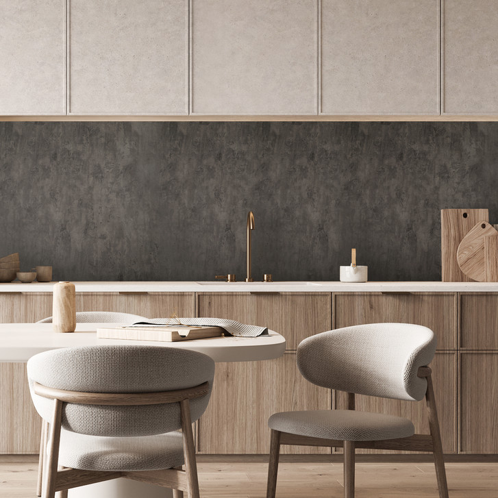 Küchenrückwand Beton Optik Dunkelgrau - Folie oder Aluverbund - WA410213