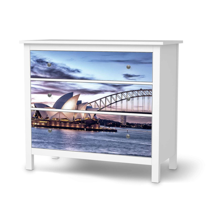 Möbelfolie IKEA Hemnes Kommode 3 Schubladen - Sydney - CR114796