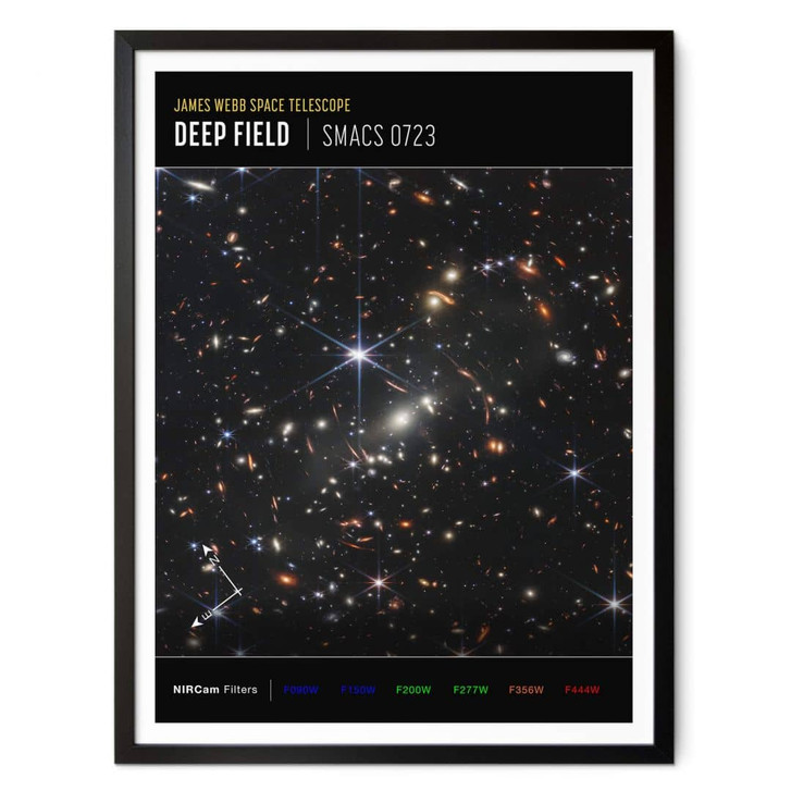 Poster James Webb Telescope - Deep Field Compass - WA348972