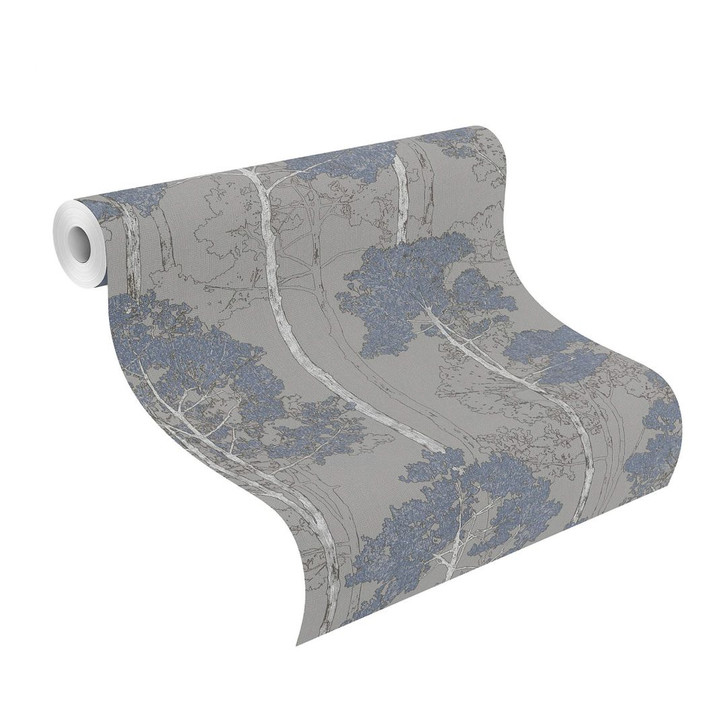 Rasch Hyde Park Vliestapete Grau - WA391660