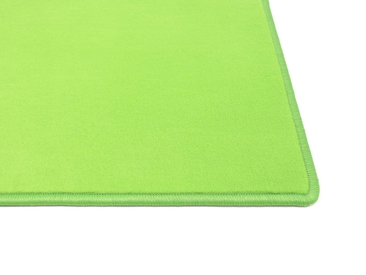 Romeo HEVO ® Velours Kettelteppich Rechteck Wunschmass in Grün - TS419805
