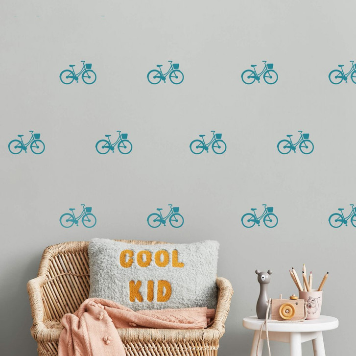 Wandtattoo Fahrrad - Set 10- teilig - WA209886