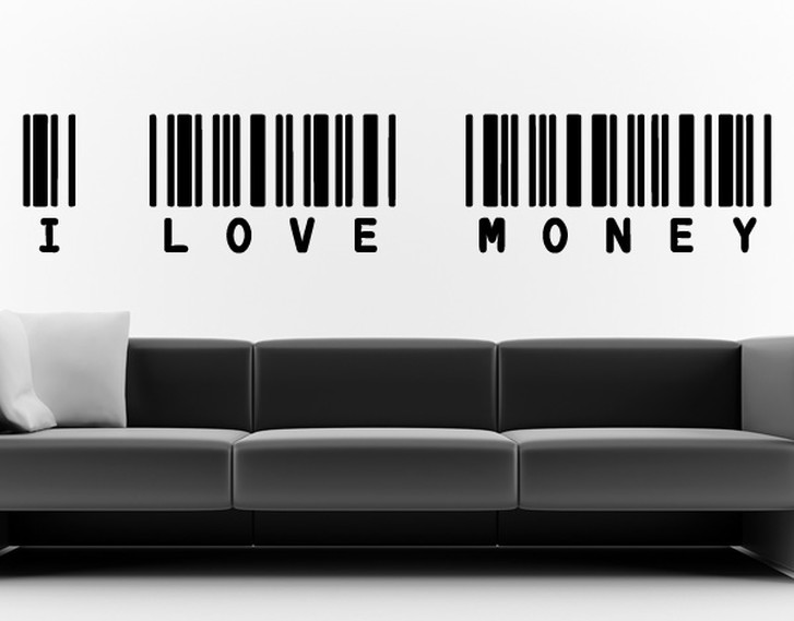 Wandtattoo I LOVE MONEY - TD16483