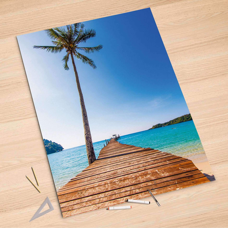 Folienbogen (100x150cm) - Caribbean - CR106137