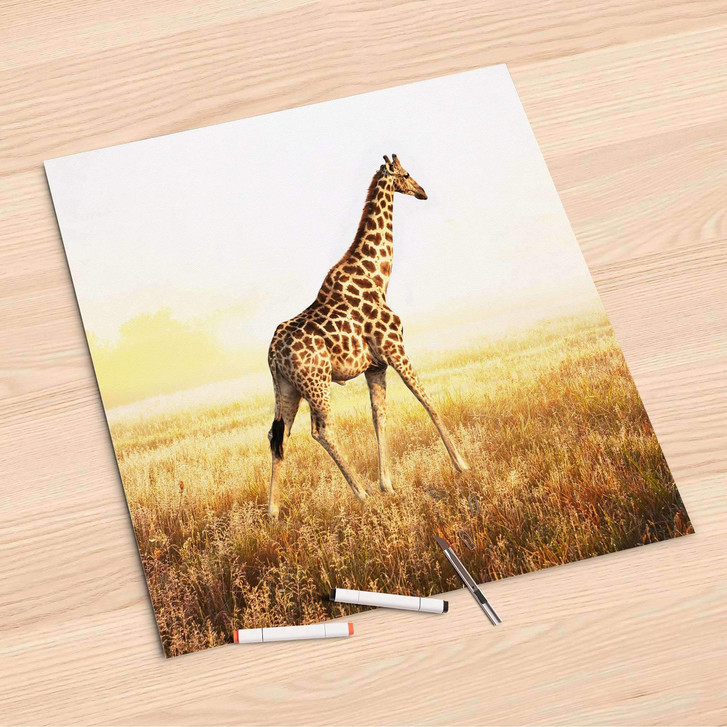 Folienbogen (60x60cm) - Savanna Giraffe - CR107178