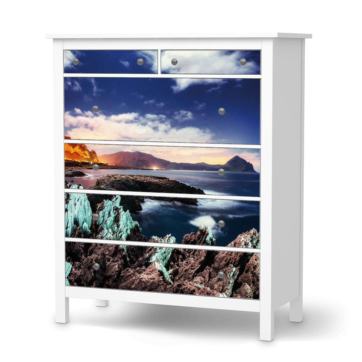 Klebefolie IKEA Hemnes Kommode 6 Schubladen - Seaside - CR111415