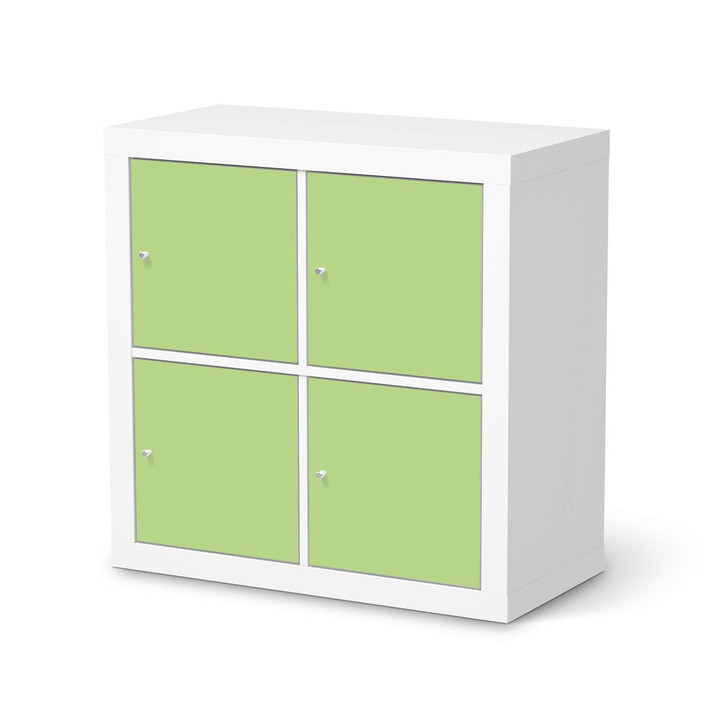 Klebefolie IKEA Kallax Regal 4 Türen - Hellgrün Light - CR109644