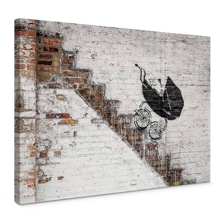 Leinwandbild Banksy - Baby Carriage - WA327179