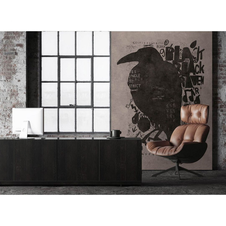 Livingwalls Fototapete Walls by Patel 3 Streets Of London 2 braun, schwarz, grau - WA328057