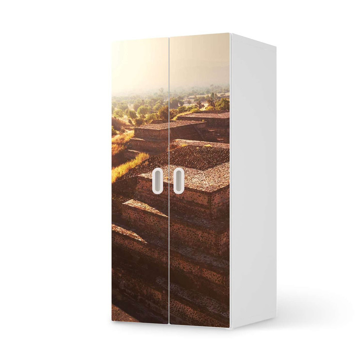 Möbelfolie IKEA Stuva / Fritids Schrank - 2 grosse Türen - Teotihuacan - CR117892