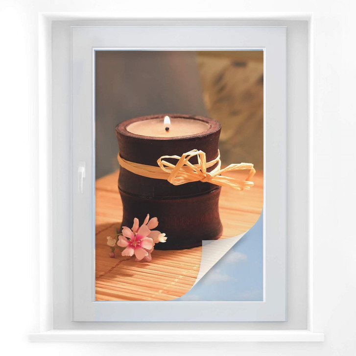 Sichtschutzfolie Wellness Candle - WA177487