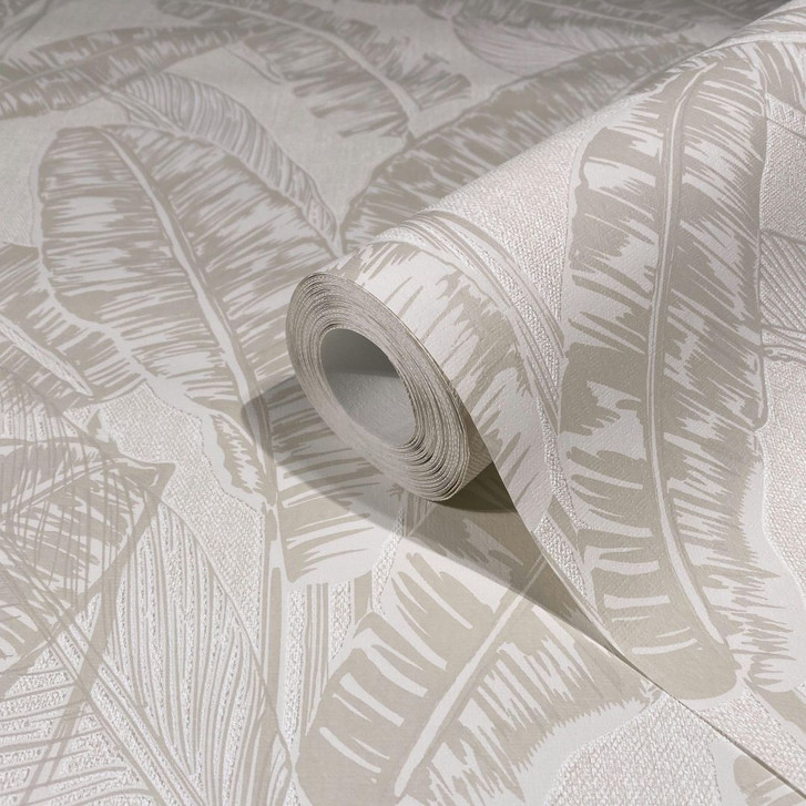 Vliestapete Floral Modern, Natur in Greige - WA483001
