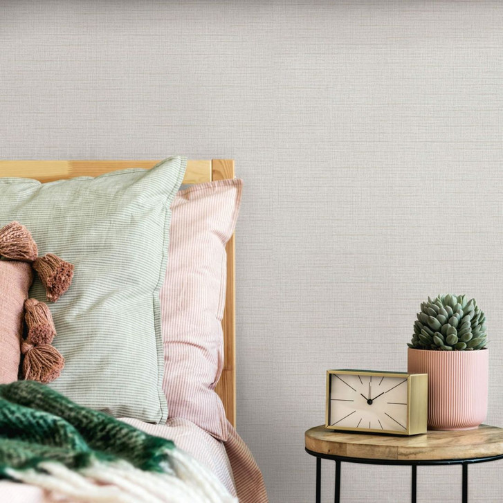 Vliestapete in Textiler Optik beige Uni - WA446159