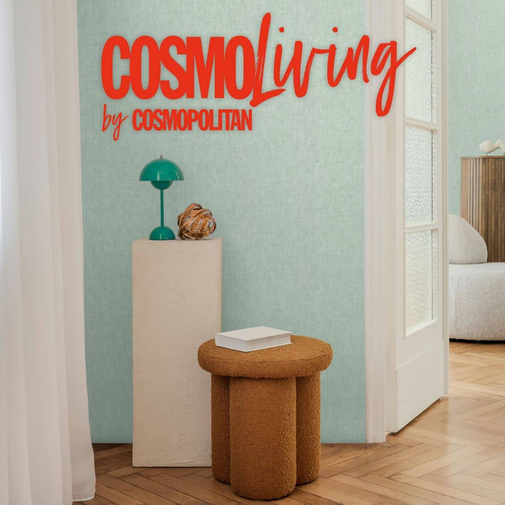 COSMOPOLITAN Uni Tapete Hellgrün Mint - Vliestapete Schlafzimmer Wohnzimmer - WA480318