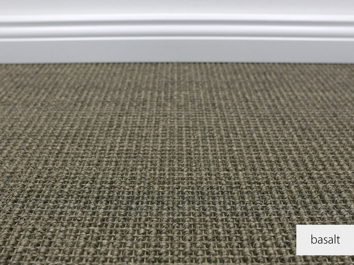 Diego Sisal Teppichboden Meterware in Basalt - TS459842