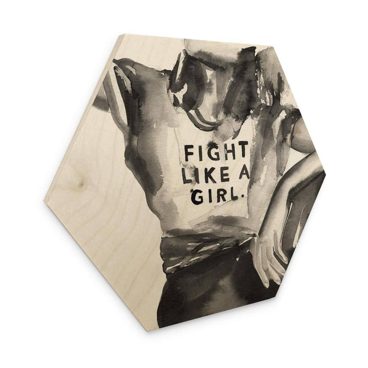 Hexagon - Holz Verbaan - Fight like a Girl - WA340807