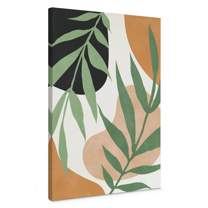 Leinwandbild Grüne Zweige im Dschungel - Costa - WA459809