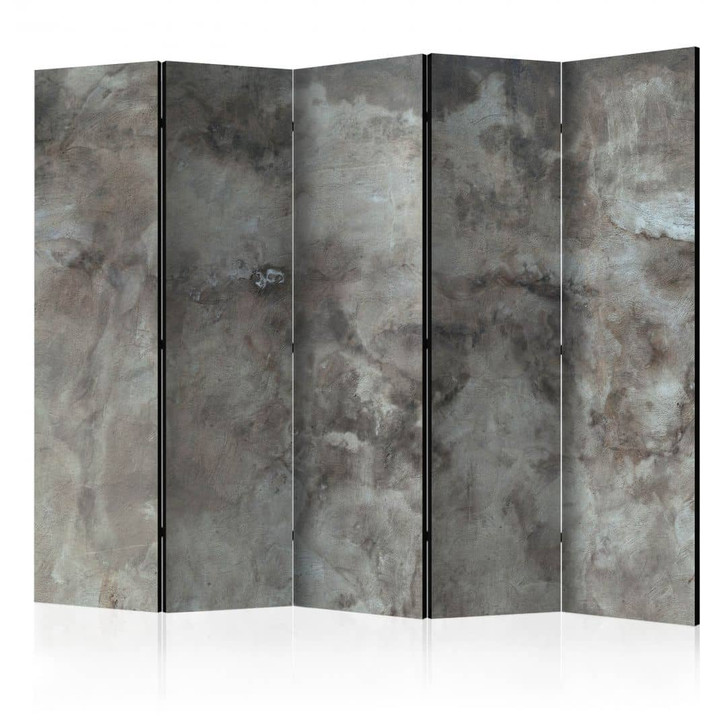 Paravent, Raumteiler freistehend, Trennwand - Hagelwolke, 5-teilig - 225 x 172 cm - WA454238