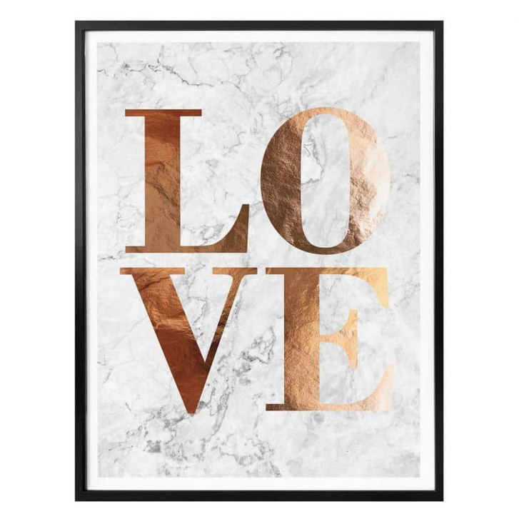 Poster Kupferoptik - Love 01 - WA248037