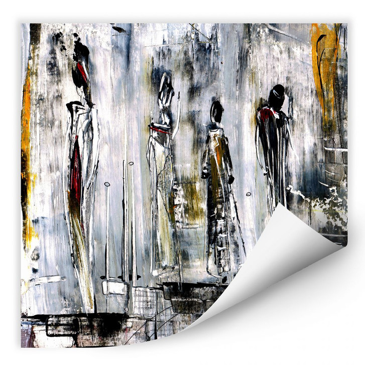 Wallprint Niksic - Erfolgsstufen - quadratisch - WA187407