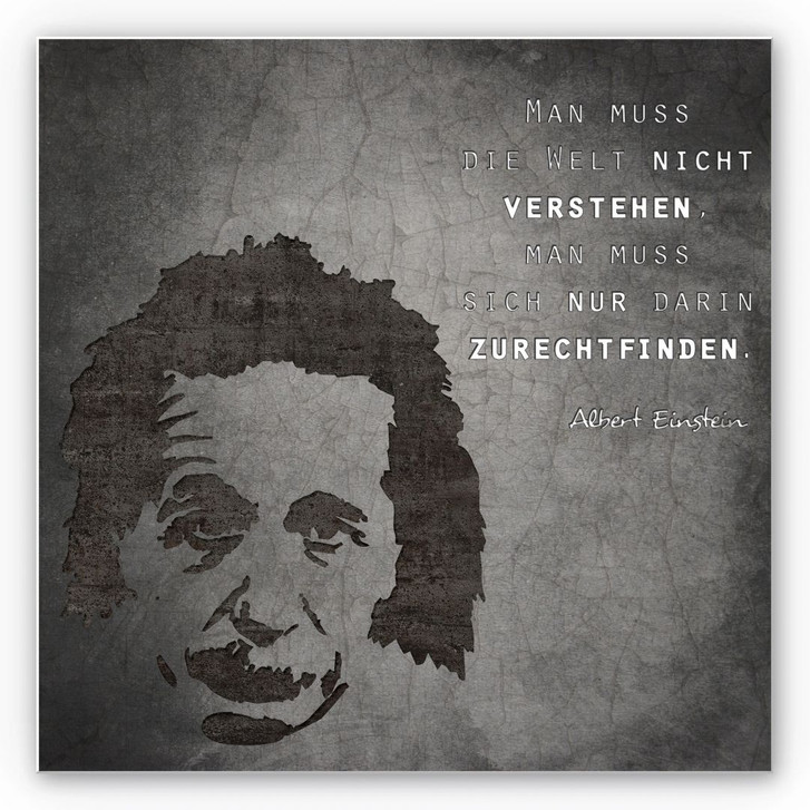 Wandbild Albert Einstein - WA191097