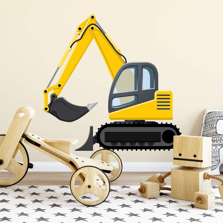 Wandtattoo Baufahrzeug Bagger - WA206082