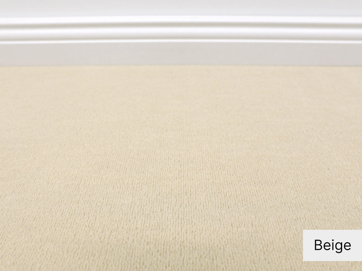 Bijou Uni Vorwerk Teppichboden Meterware in Beige - TS514778