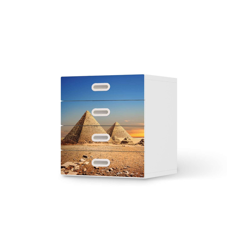 Klebefolie IKEA Stuva / Fritids Kommode - 4 Schubladen - Pyramids - CR112037