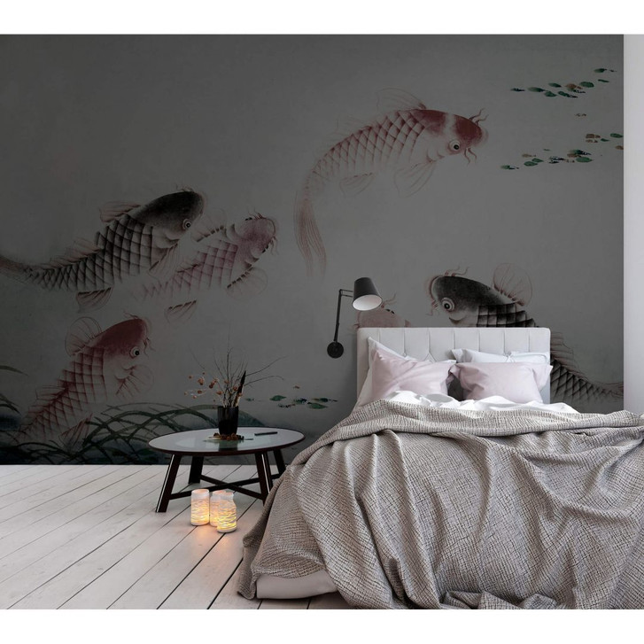 Livingwalls Fototapete Walls by Patel dancing kois 2 - WA254969