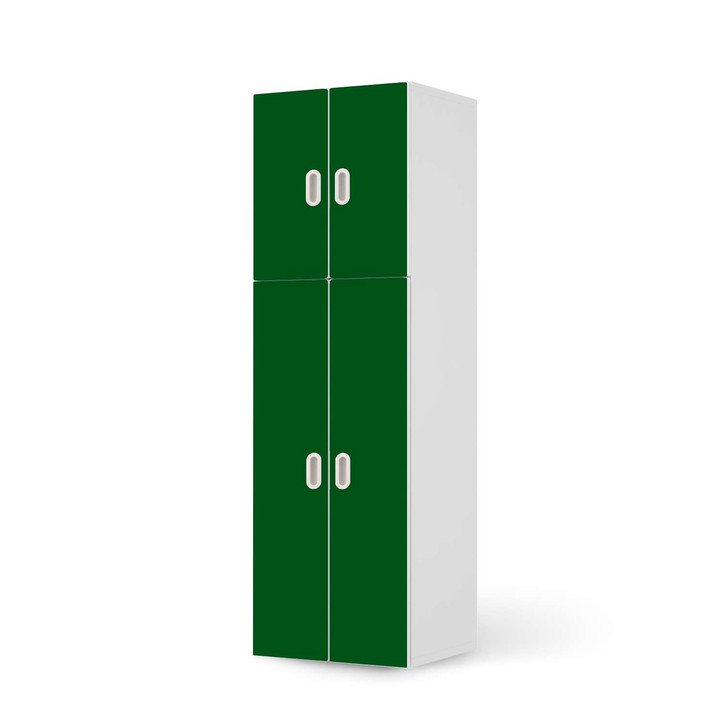 Möbelfolie IKEA Stuva / Fritids - 2 grosse und 2 kleine Türen - Grün Dark - CR118755