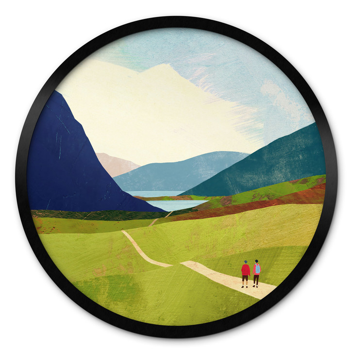 Poster Sommerwanderung am Bergsee - Rivers - Rund - WA516078