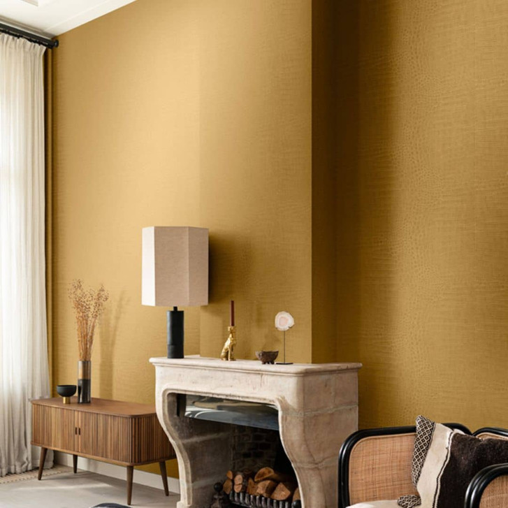 Rasch Vliestapete, Mustertapete African Queen III gold metallic - WA410167